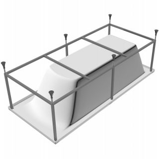 Каркас для ванны Vayer Milana 165x70 Гл000023865 Серый